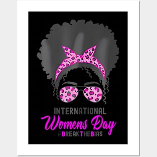 International Womens Day 2024 Break The Bias Black Womens Posters and Art